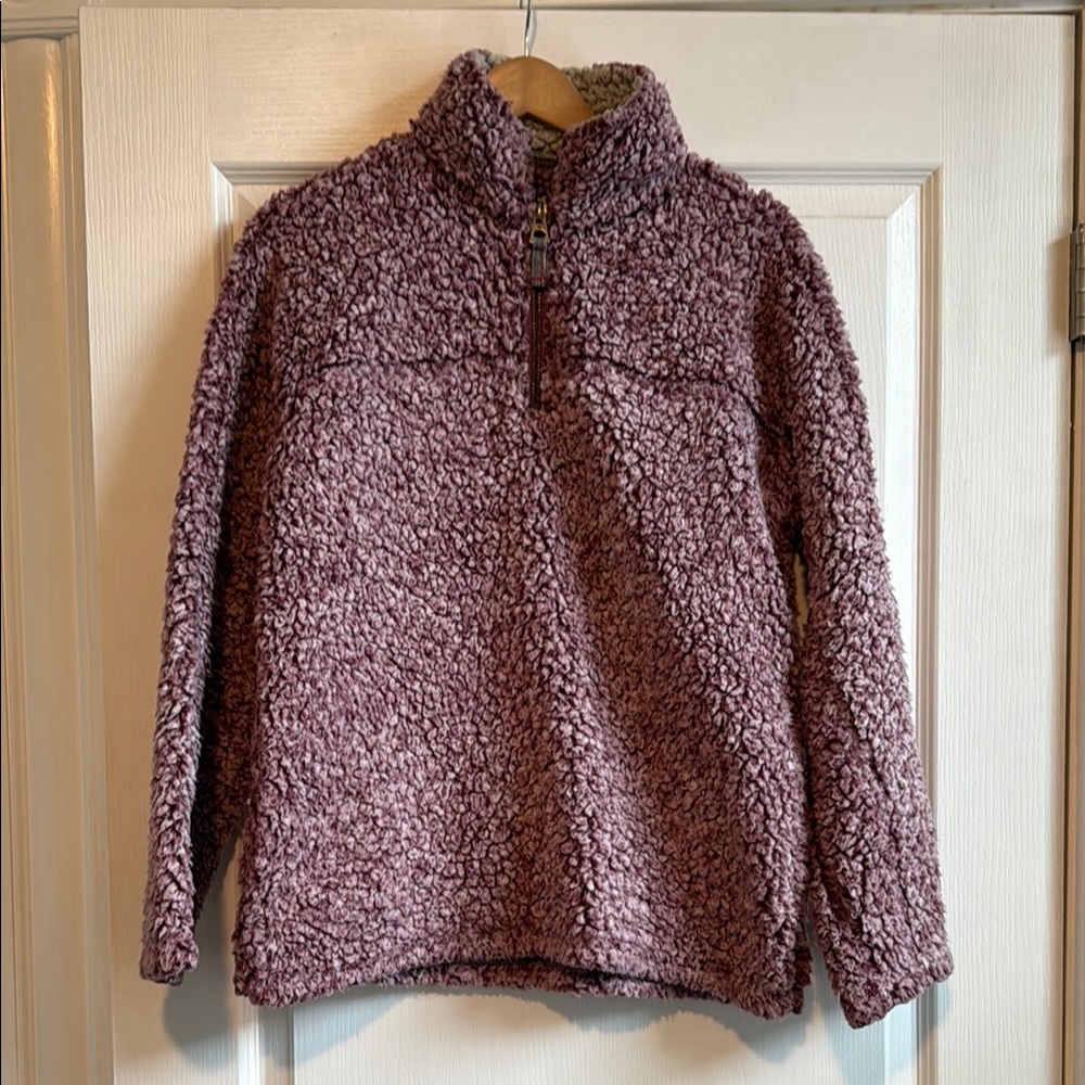 Dylan Maroon Cowl Neck Sweater Plush and Cozy
